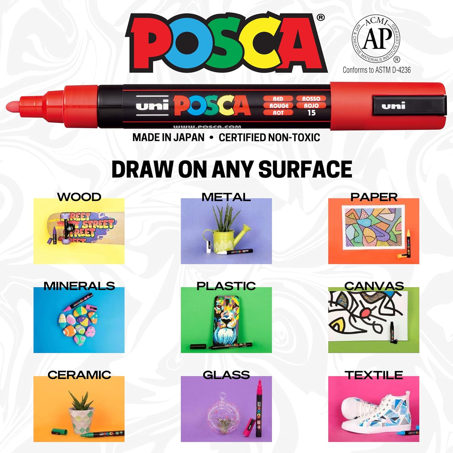 Japan Uni Posca Paint Marker P - Midsole Marker Paint avis et prix