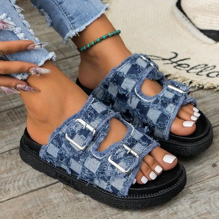 free shipping er sandals Denim - Sneakers Er avis et prix