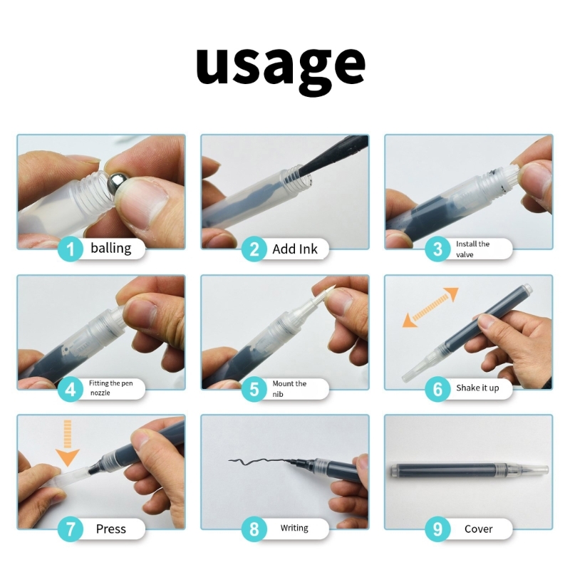 6Pcs Clear Empty Brush Pen Ref - Midsole Marker Paint avis et prix