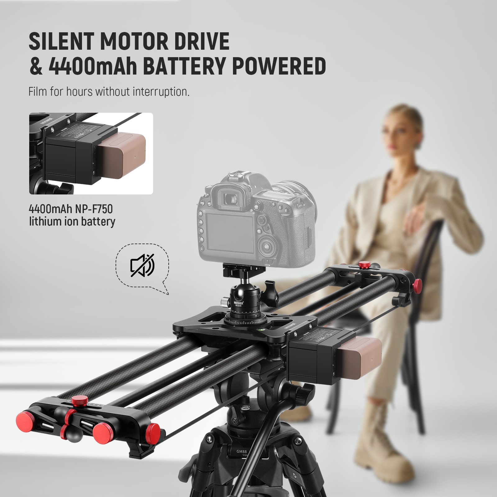 NEEWER 80cm Motorized Camera S - Sneakers Er avis et prix