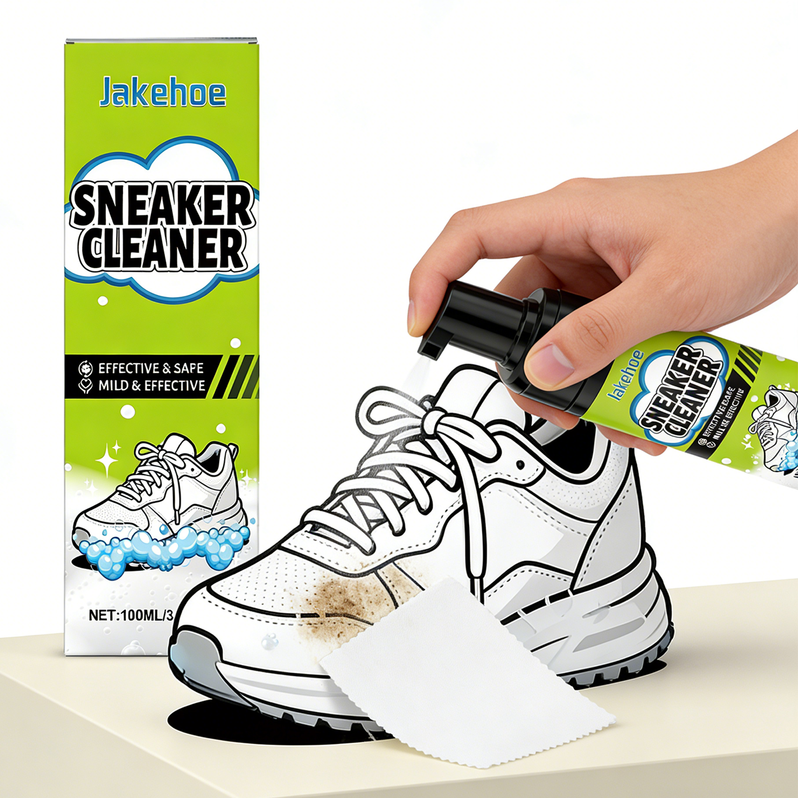 White Shoe Cleaner Sneaker Cle - Sneaker Cleaning Kit avis et prix
